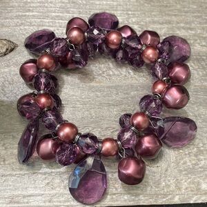 NWOT Violet Stretch Bracelet!